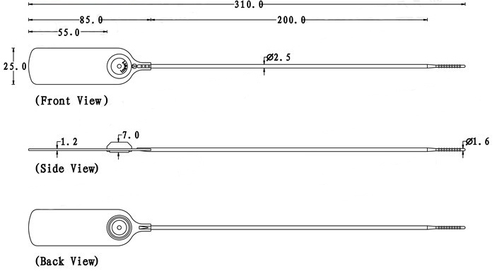 plastic seal CAD plastic seal CAD