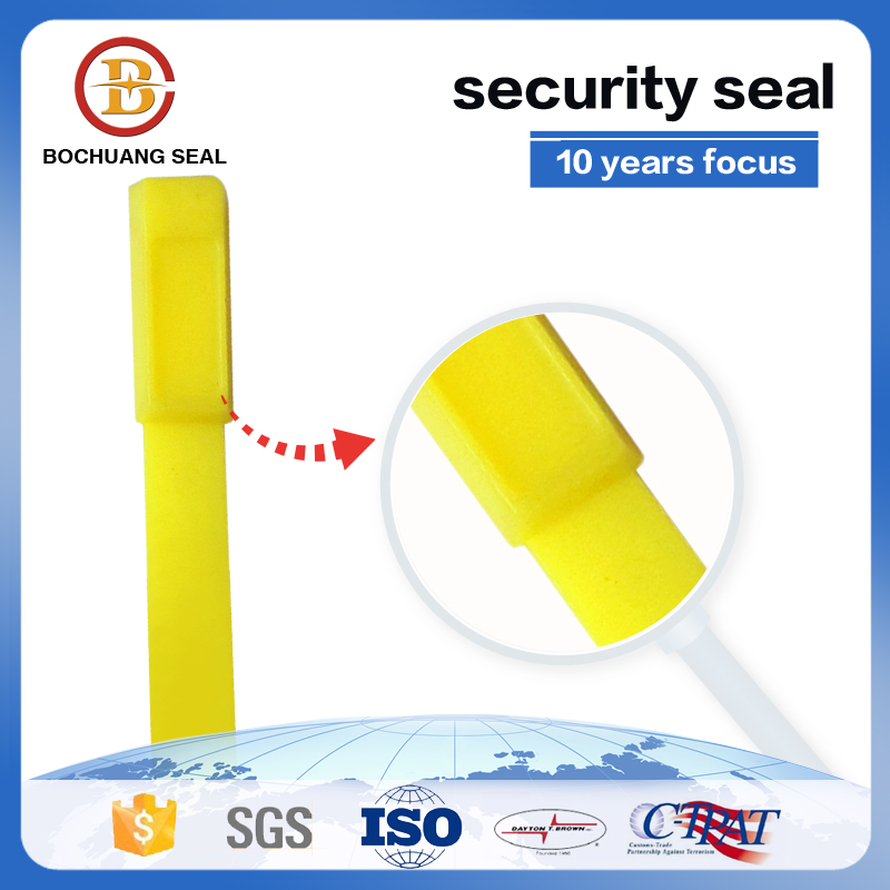 BC-P602 fixed length plastic seal ,plastic strip fixed length security seal