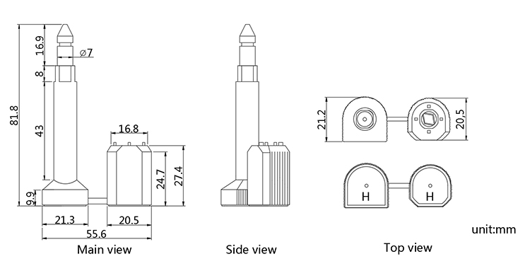 B202 bolt seal CAD