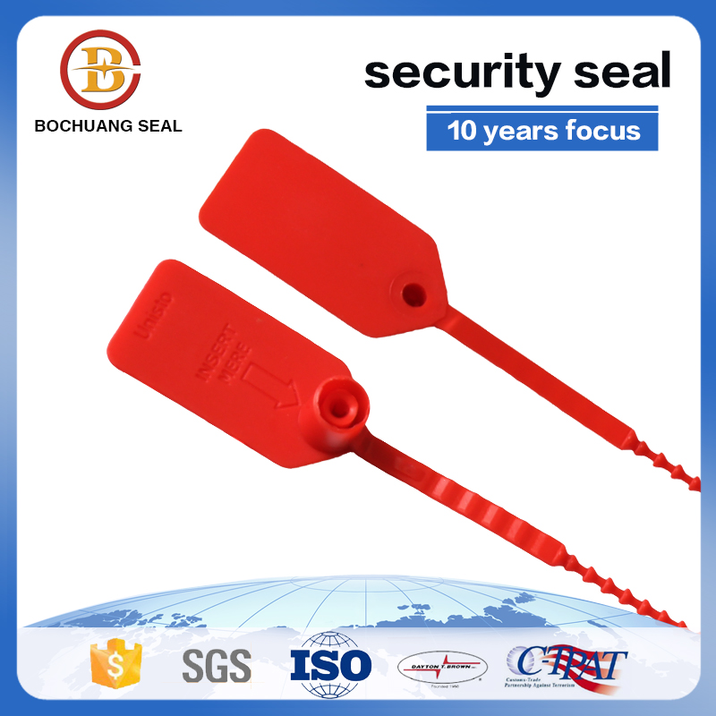 Bamboo pull tight strap plastic seals plastic Fire seal