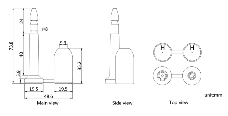  B101 bolt seal CAD