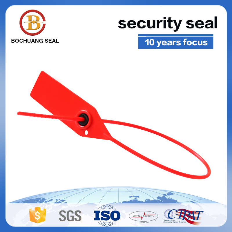 Plastic Strap Bag Seal with Gripping Teeth