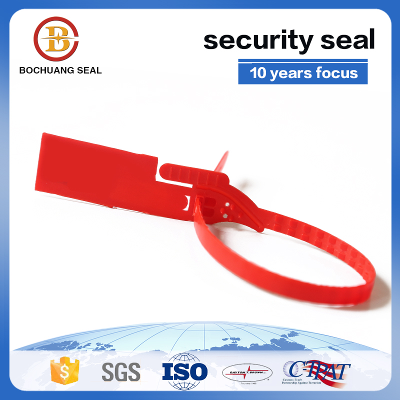 Tear Off Plastic Tamper Proof Seal Color Available