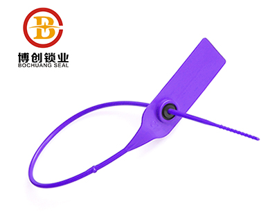 P418 Indicative plastic security seal  adjustable  pull tight plastic straps  seal