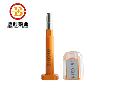 B405 transparent type bolt container seal for doors