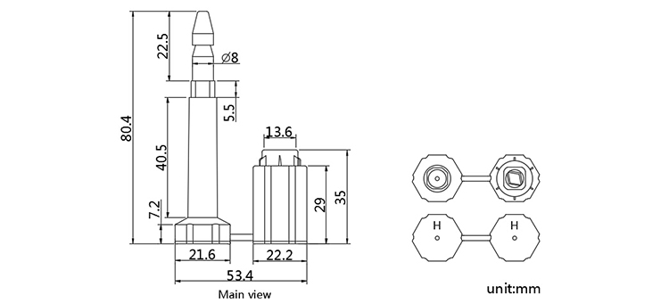 bolt seal CAD bolt seal CAD