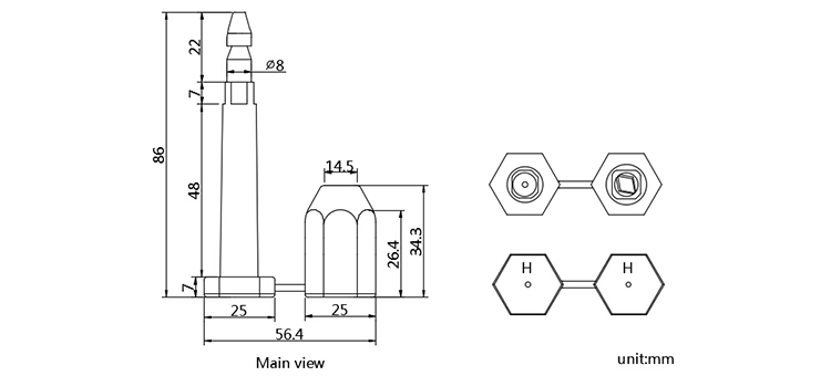 bolt seal CAD bolt seal CAD