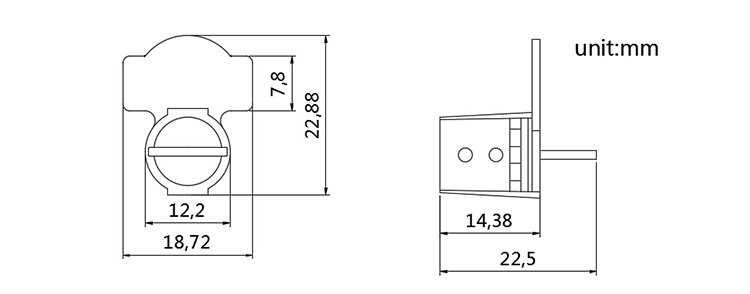 China New Design Strong Plastic meter sealing tool CAD