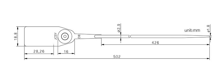 tamper evident popular products security plastic seal dubai cad 