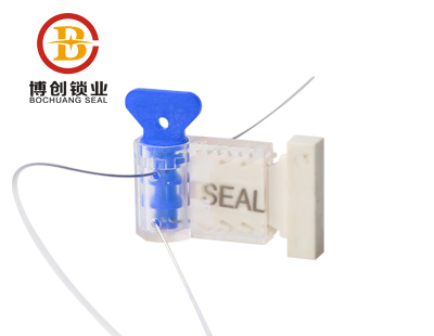 Plastic twist lock gas meter lock wire lead seal