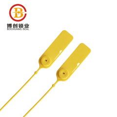 Pull tight tamper proof plastic seal